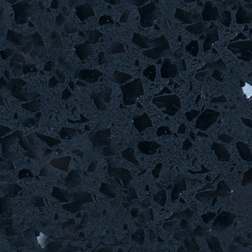 Material Quartzstone negro chispas
